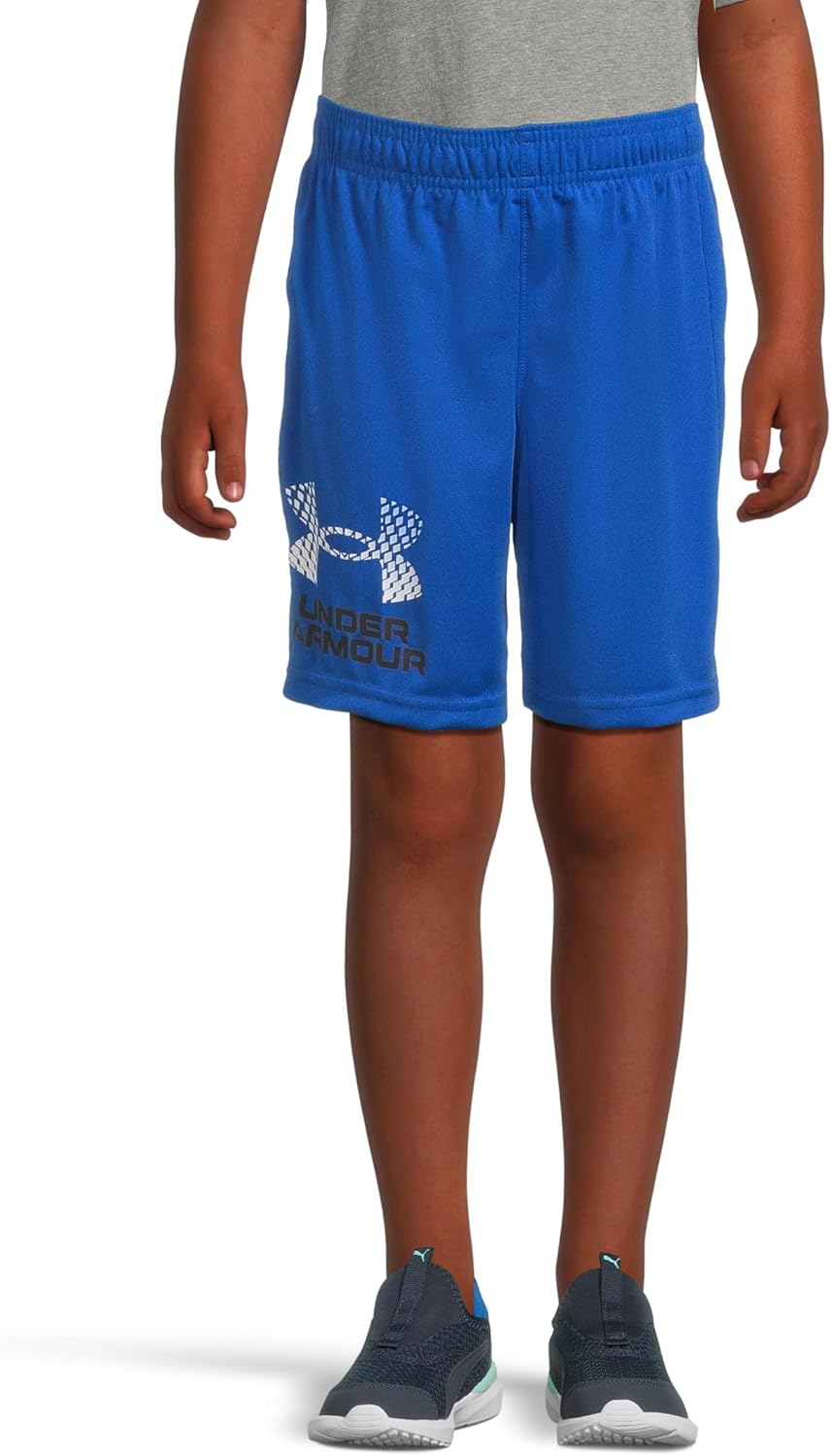 Tech Logo Shorts for Boys - Performance Style with Reflective Detailing