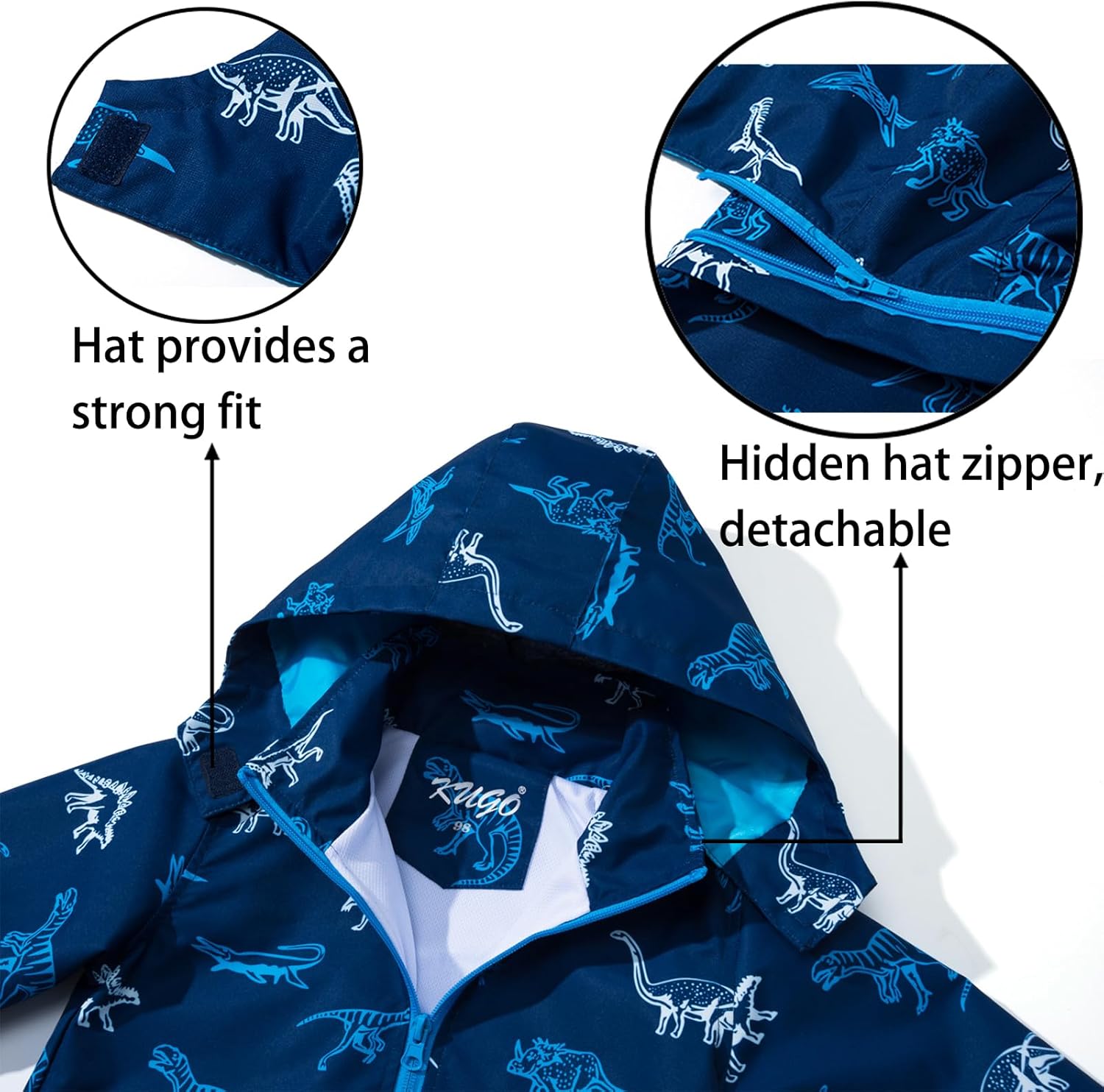 Boys Rain Jacket for Wet Outfits
