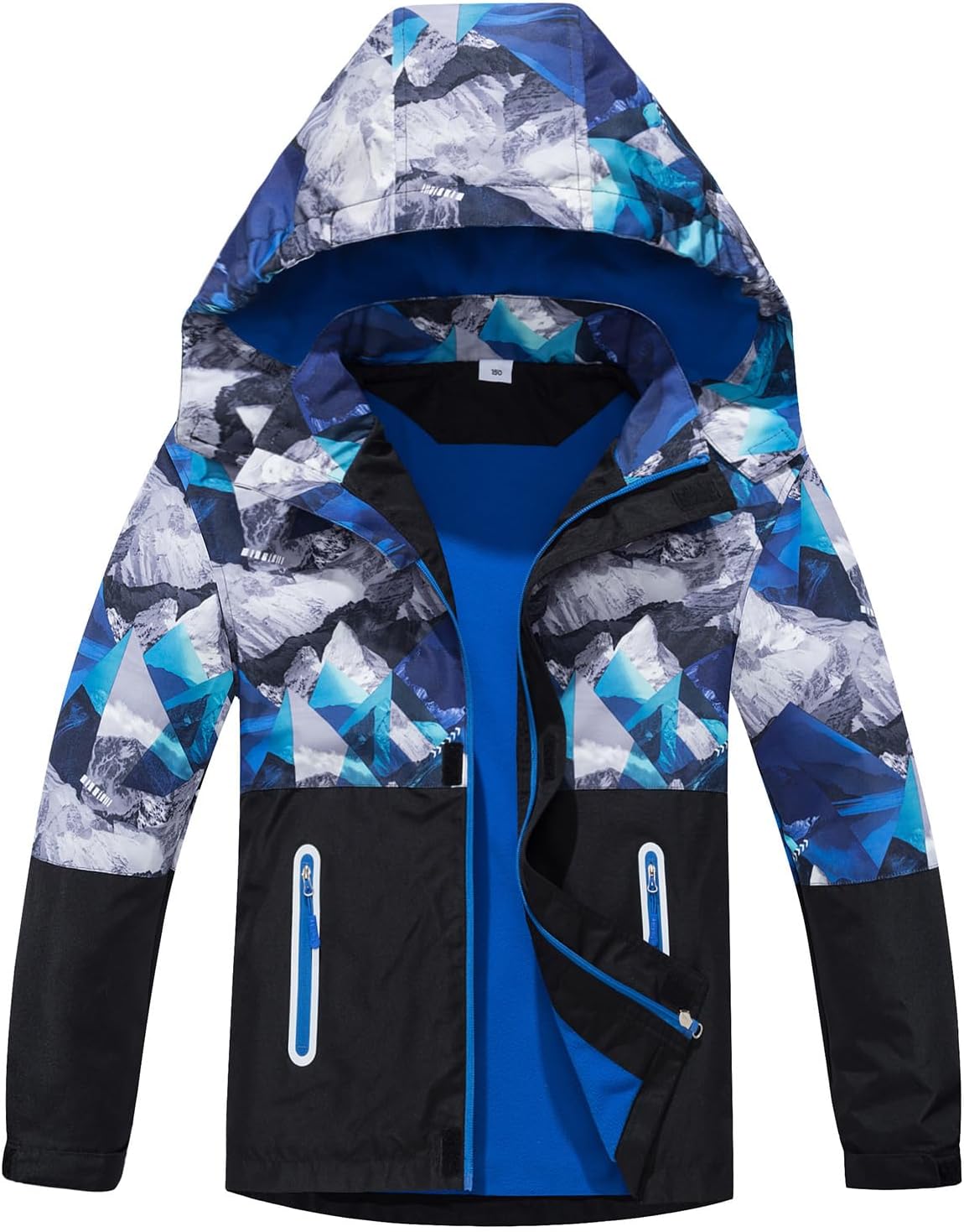 MGEOY Boys Girls Rain Jacket Lightweight Waterproof