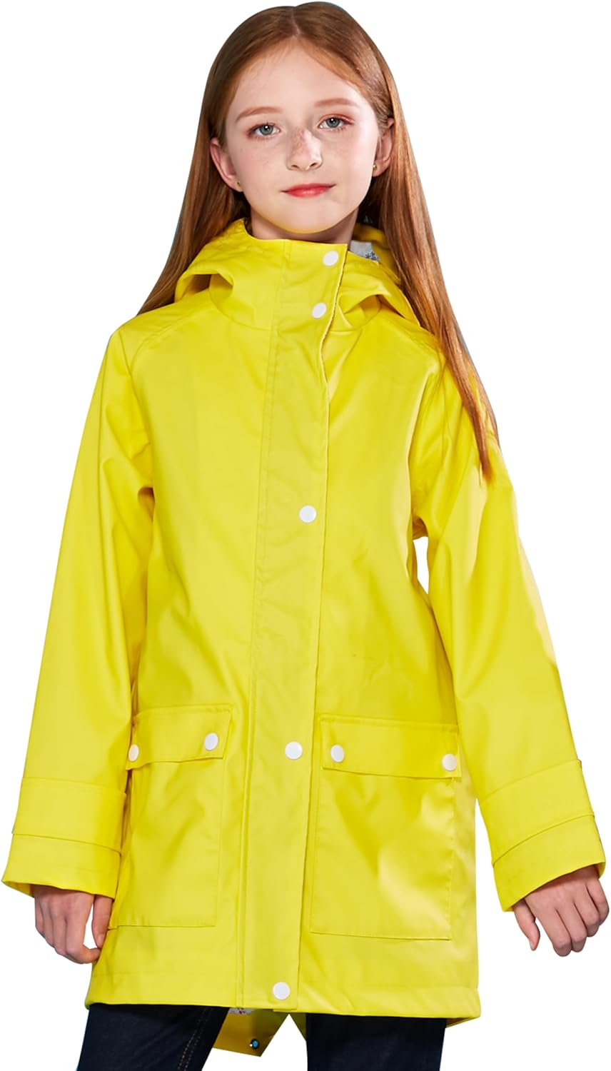 SOLOCOTE - Kids Rain Jacket for Kids