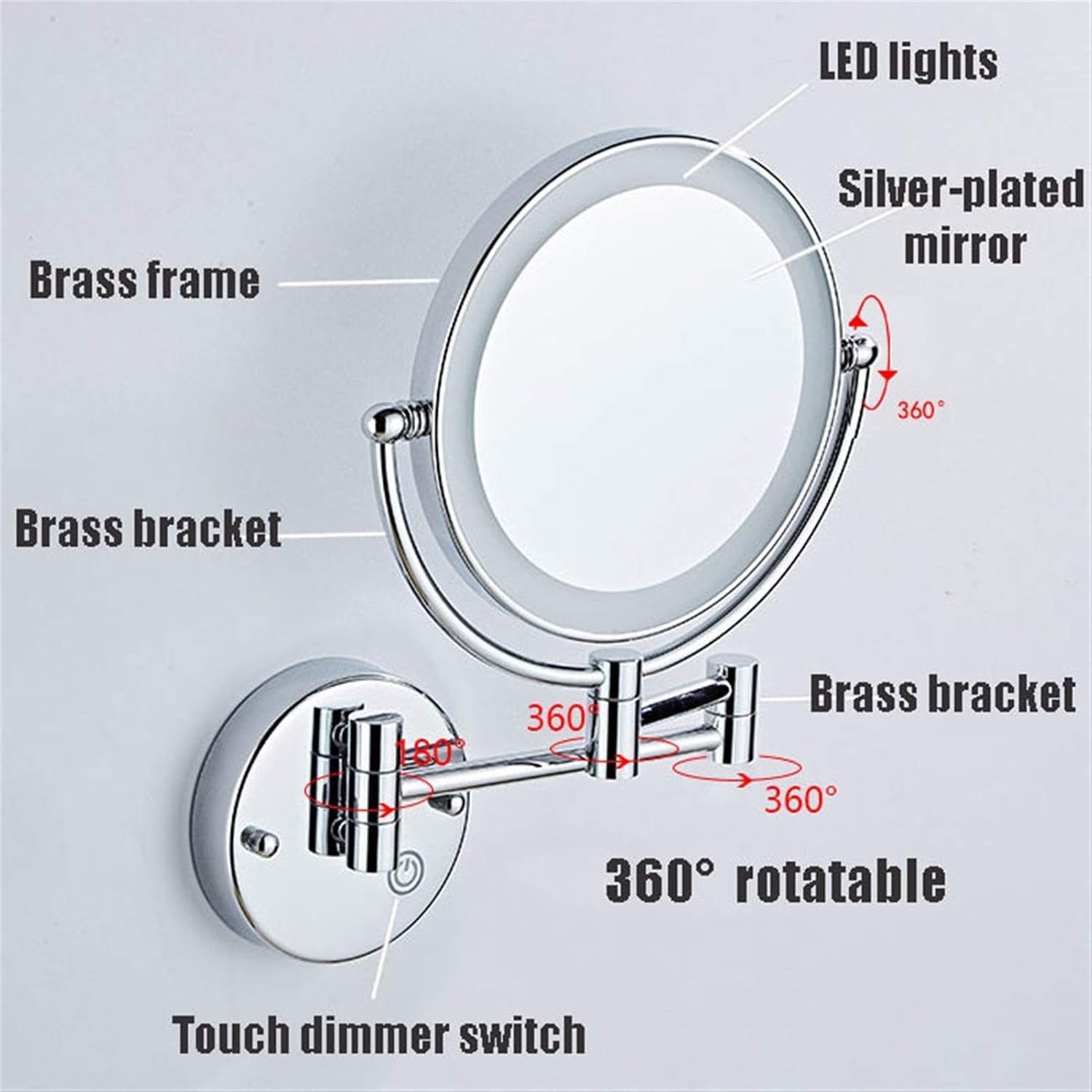 FWD100 Smooth Swivel Makeup Mirror