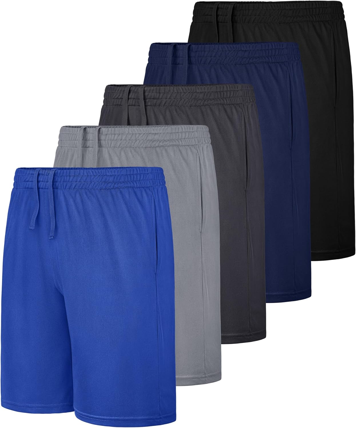 Quick Dry Beardens Kids Boys Basketball Shorts with Pockets