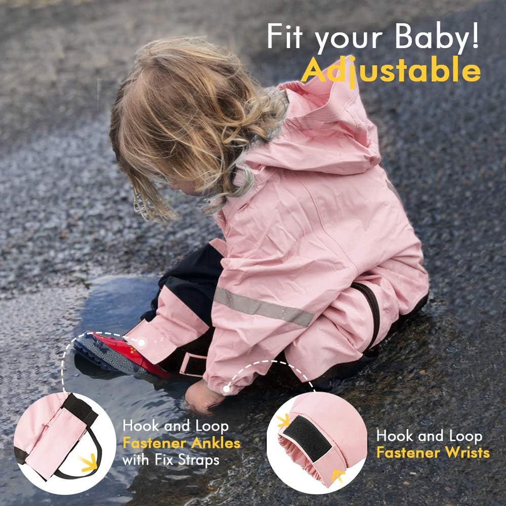 HAPIU Kids Muddy Buddy Waterproof Coverall