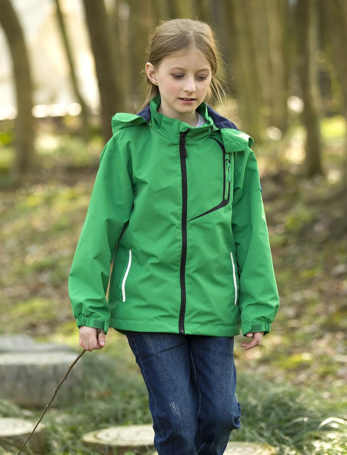 Durable Weatherproof Jacket for Kids Kids Rain Coats Windproof Water Resistant