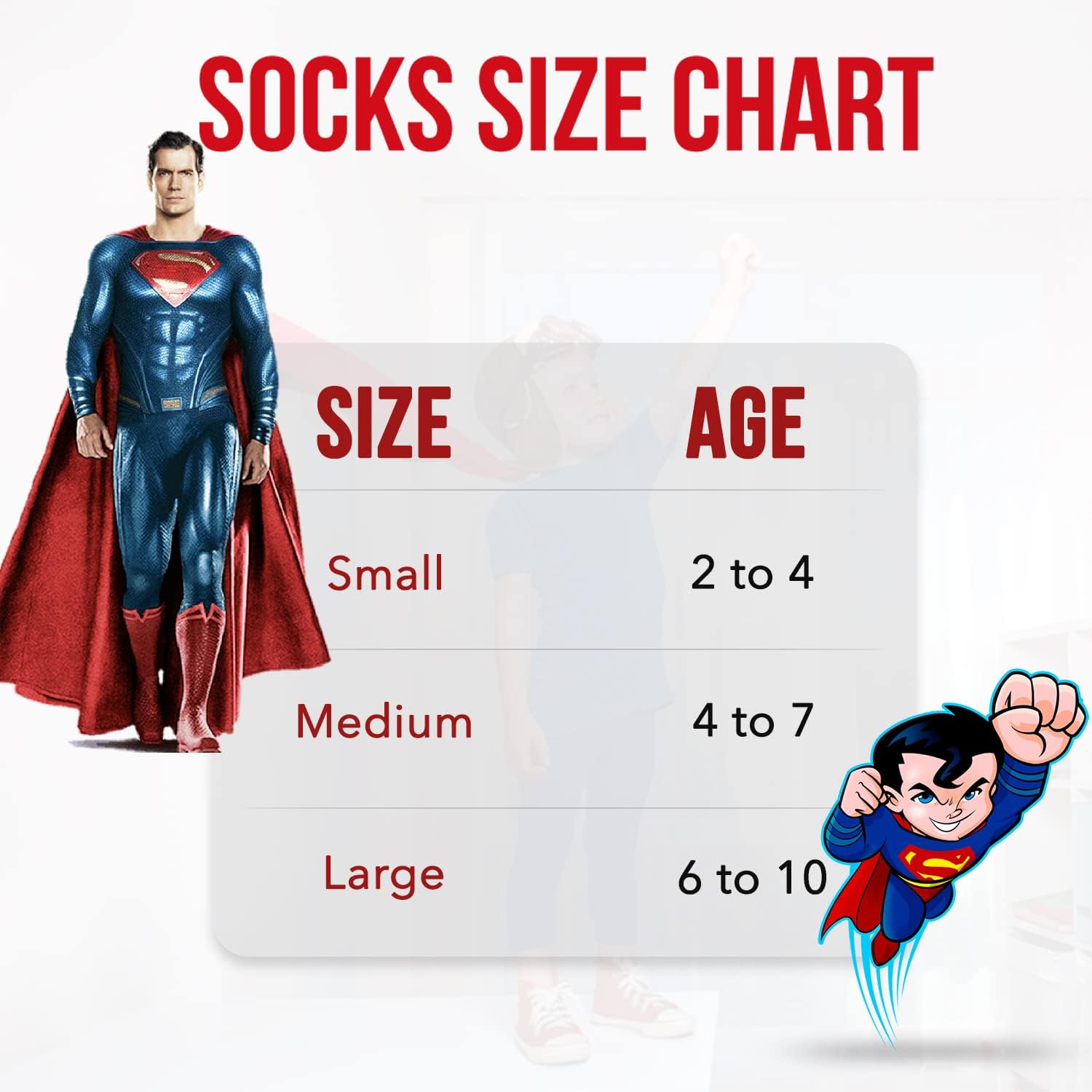 DC Comics Boys Socks 10-Pack