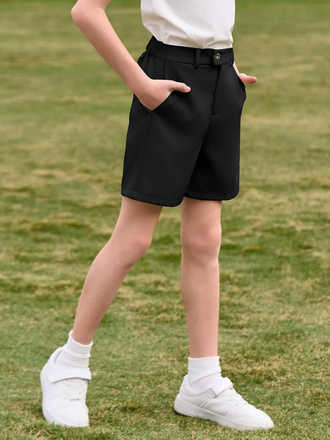 Royal Kidscharacters Boys Elastic Waist Golf Shorts 5-14 with Pockets