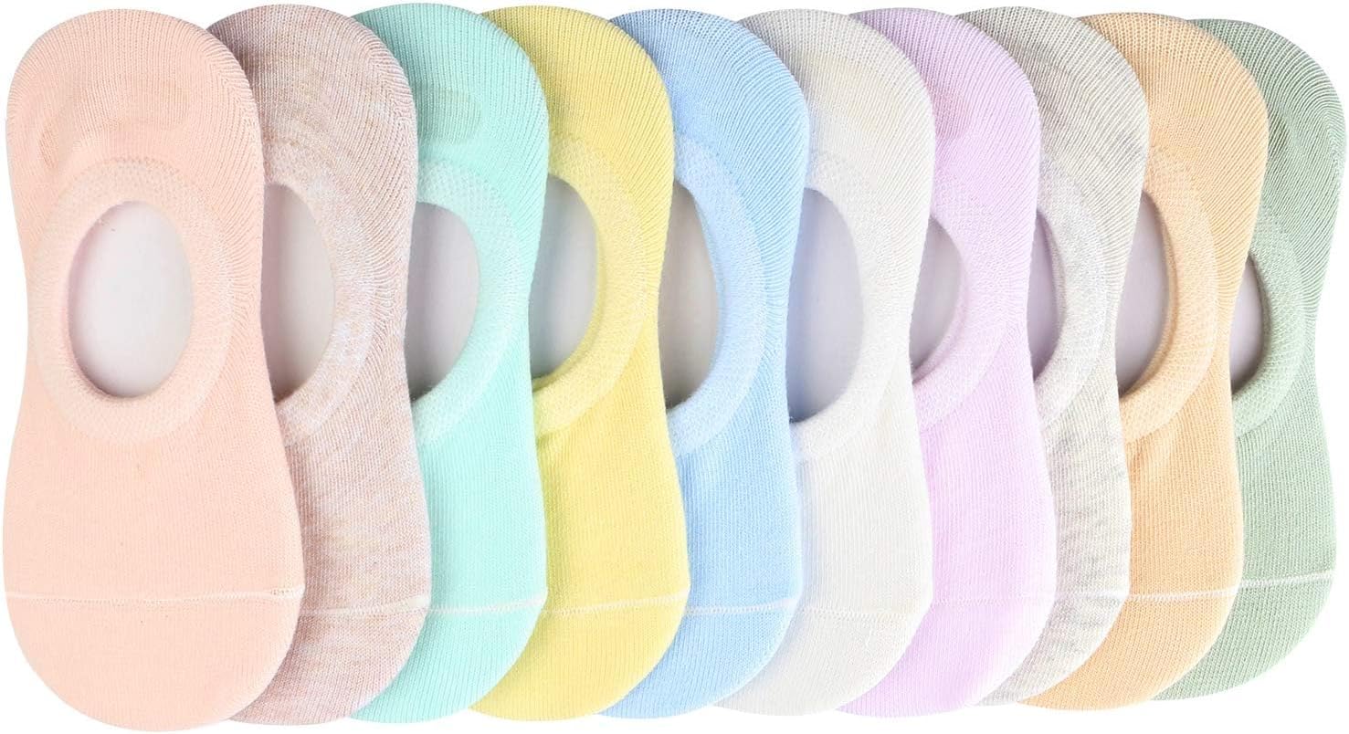 Auranso Boys Anti-Slip No-Show Socks
