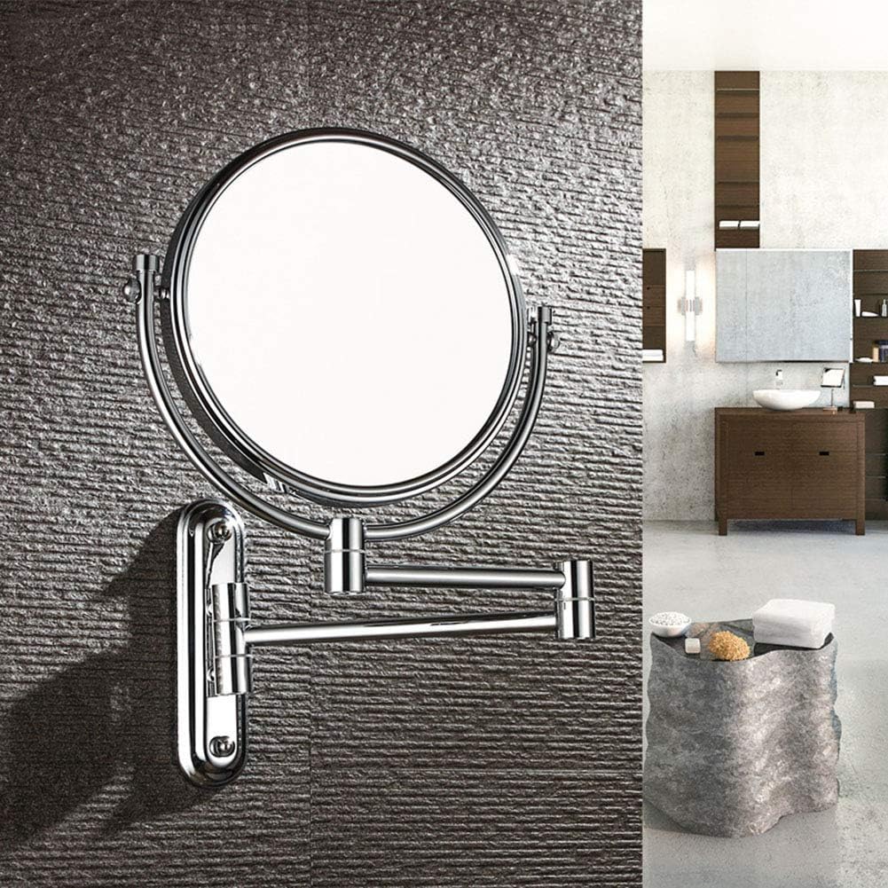 Magnifying Vanity Mirror with Extendable Arm