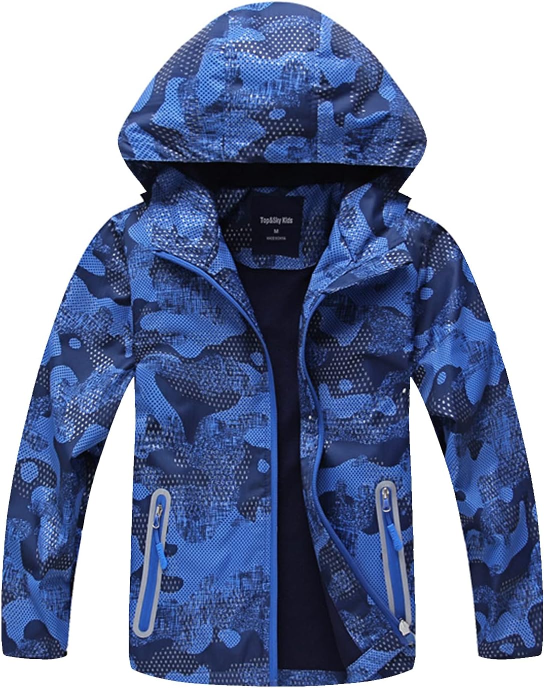 Boys Girls Waterproof Jacket Windbreaker for Rain Protection