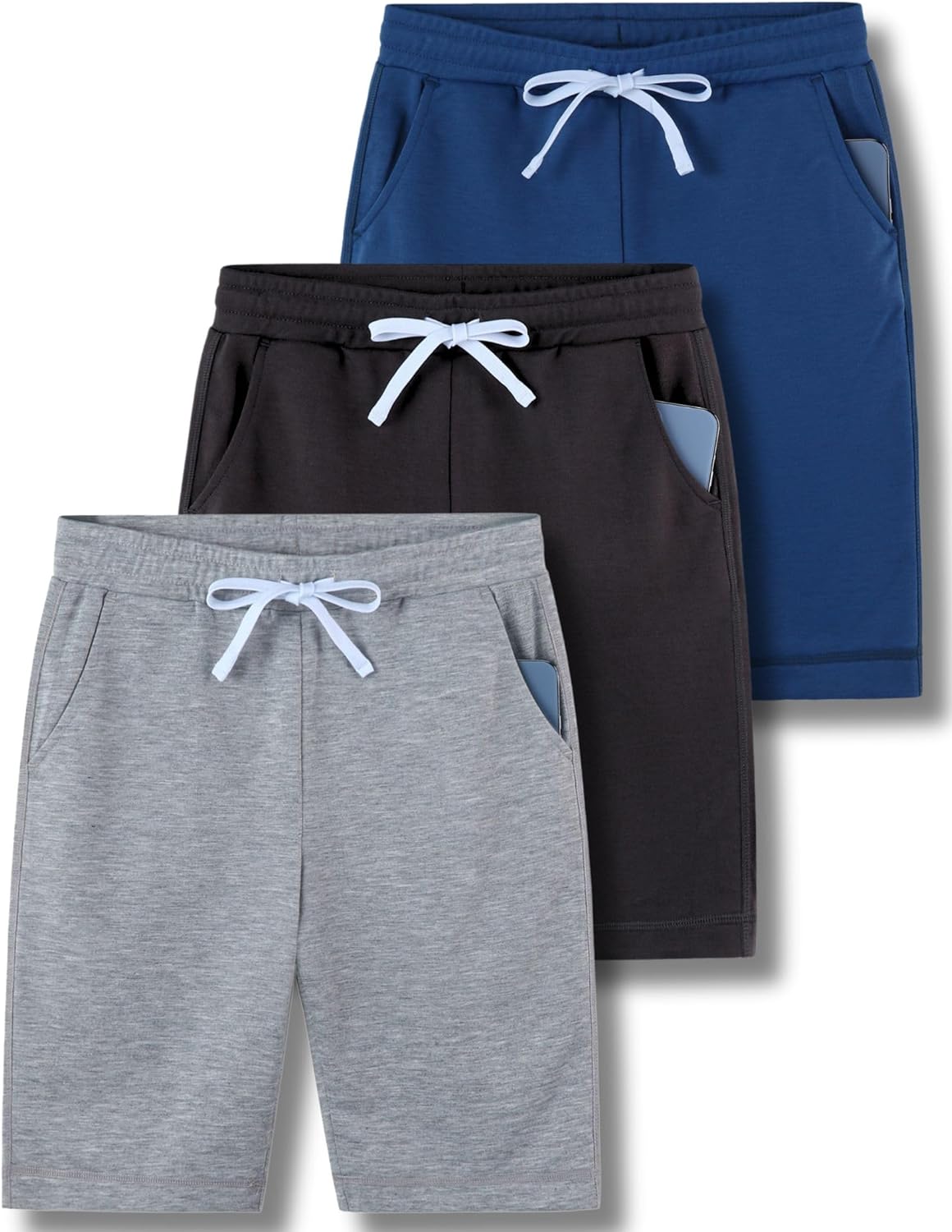 Liberty Pro Boys Pull-On Jogger Shorts 3-Pack