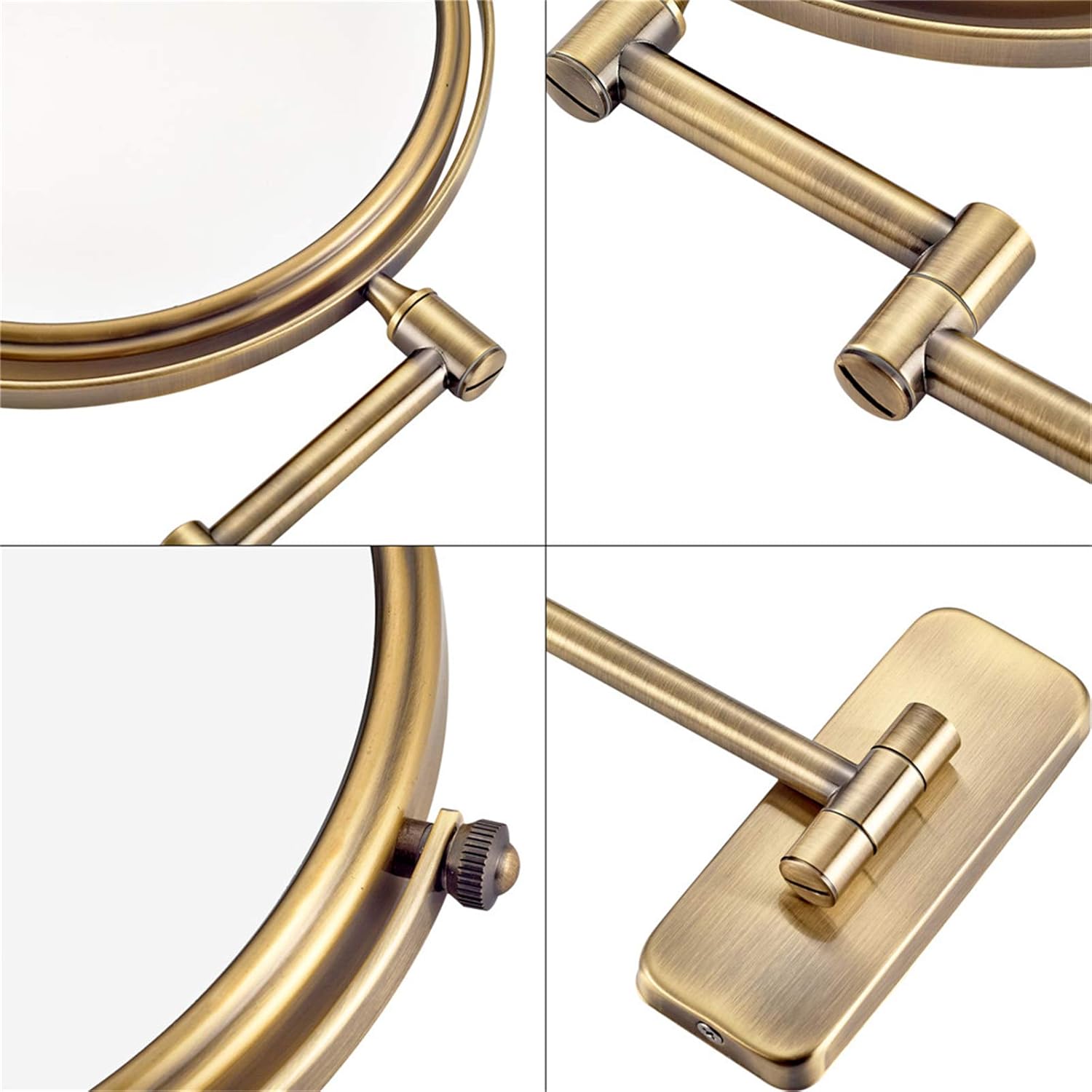 OGRAFF Wall-Mounted Makeup Mirror with Extendable Surface