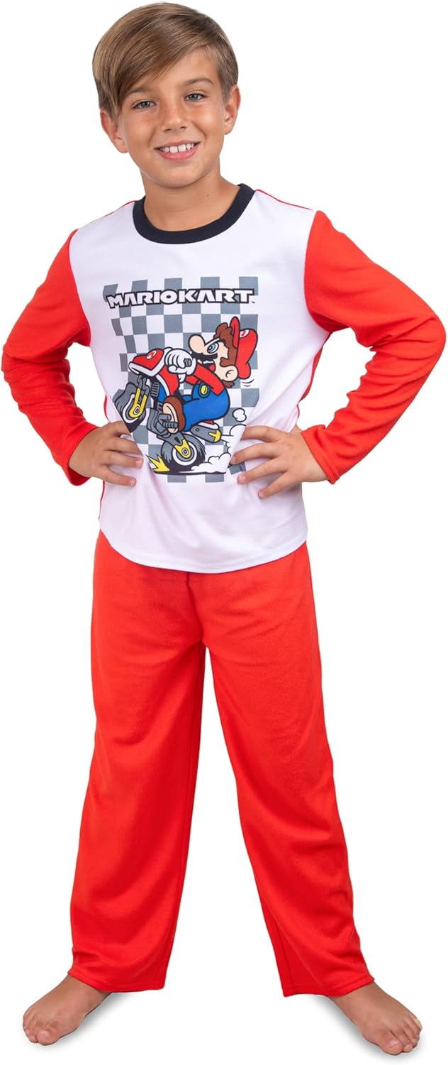 Super Mario Boys Pajama Set 2 Piece