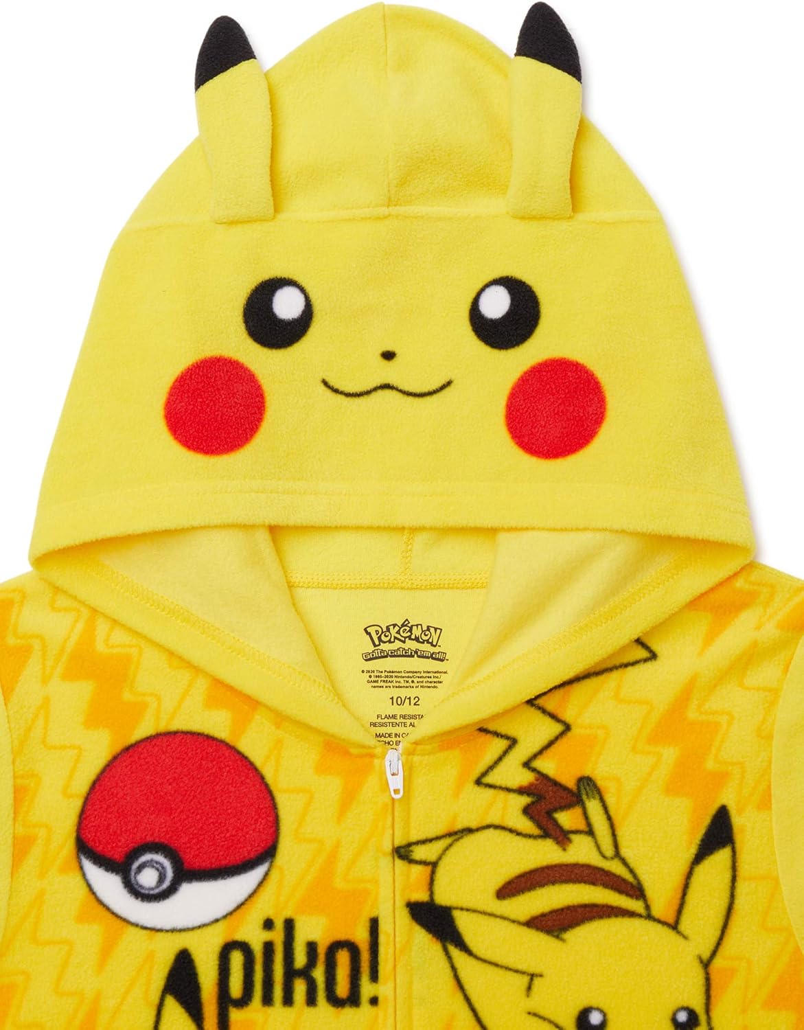 Pokemon Pikachu Boys Hooded Blanket Sleeper Premium