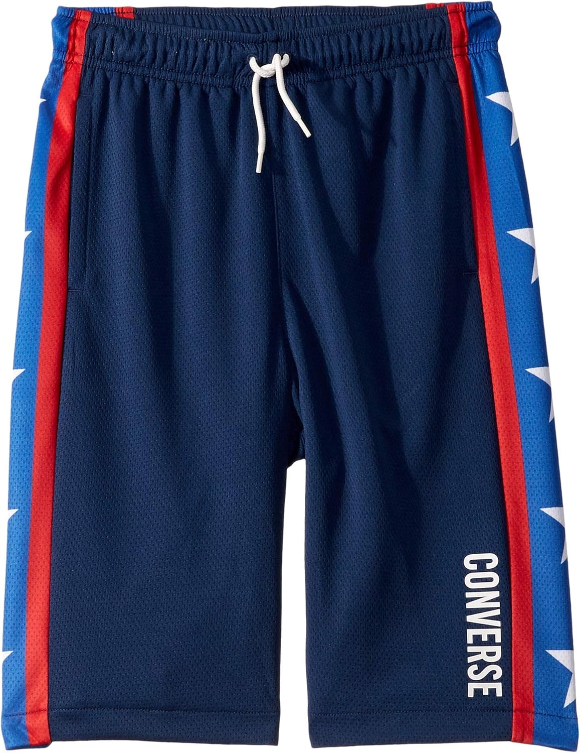 Converse Boys Star Stripe Mesh Shorts Big Kids Navy MD