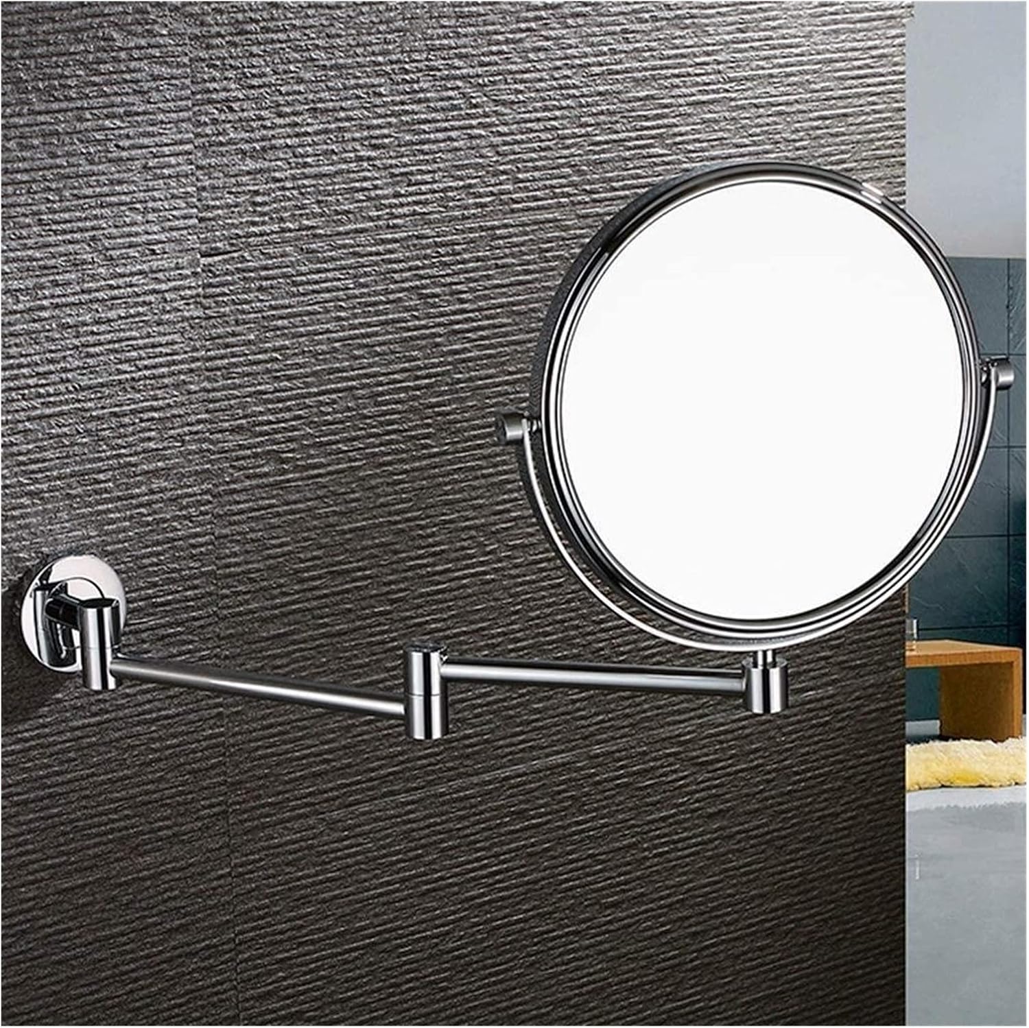 Adjustable Wall-Mounted Makeup Mirror