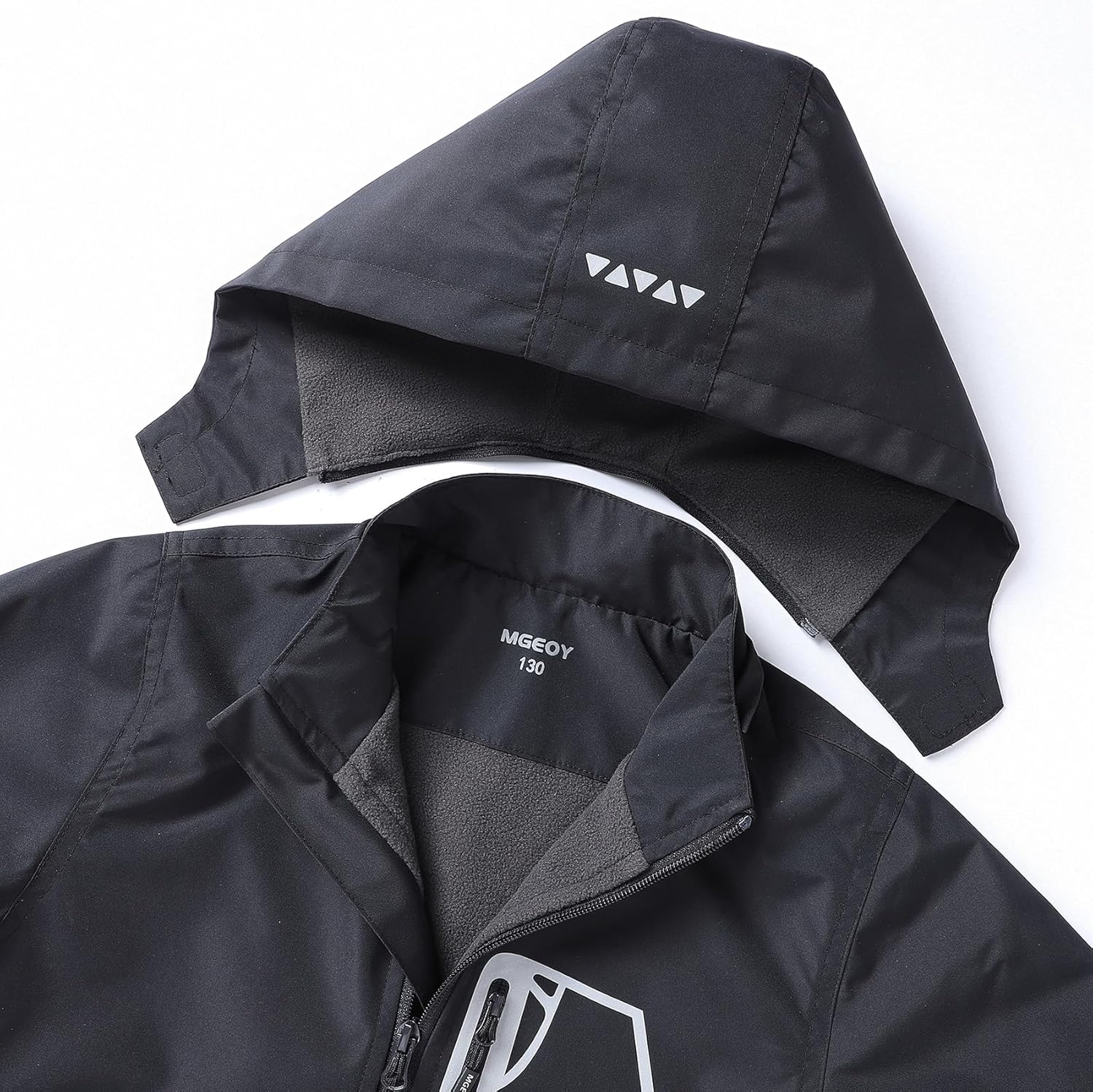 MGEOY Boys Girls Lightweight Waterproof Rain Jacket