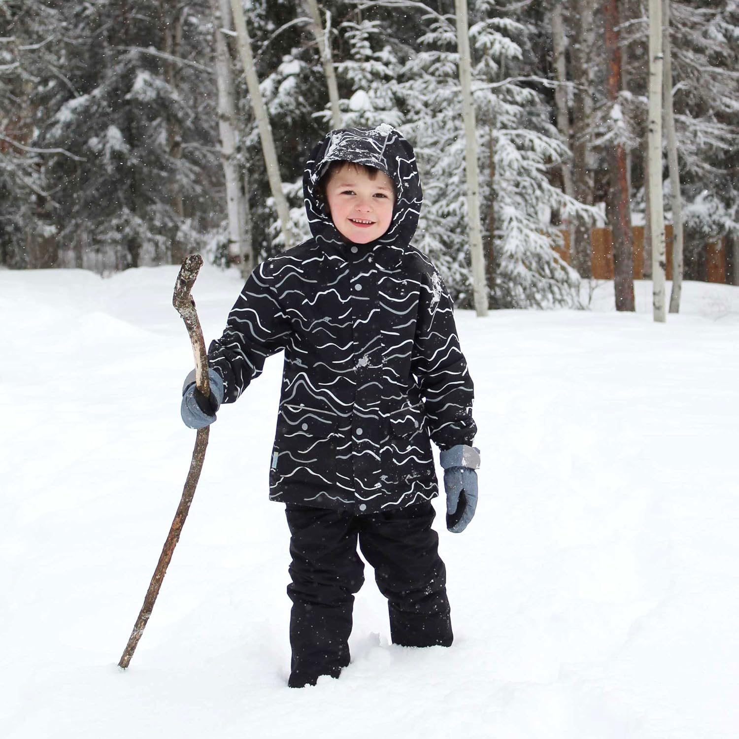 Jan Jul Waterproof Fleece Lined Rain Jacket for Kids