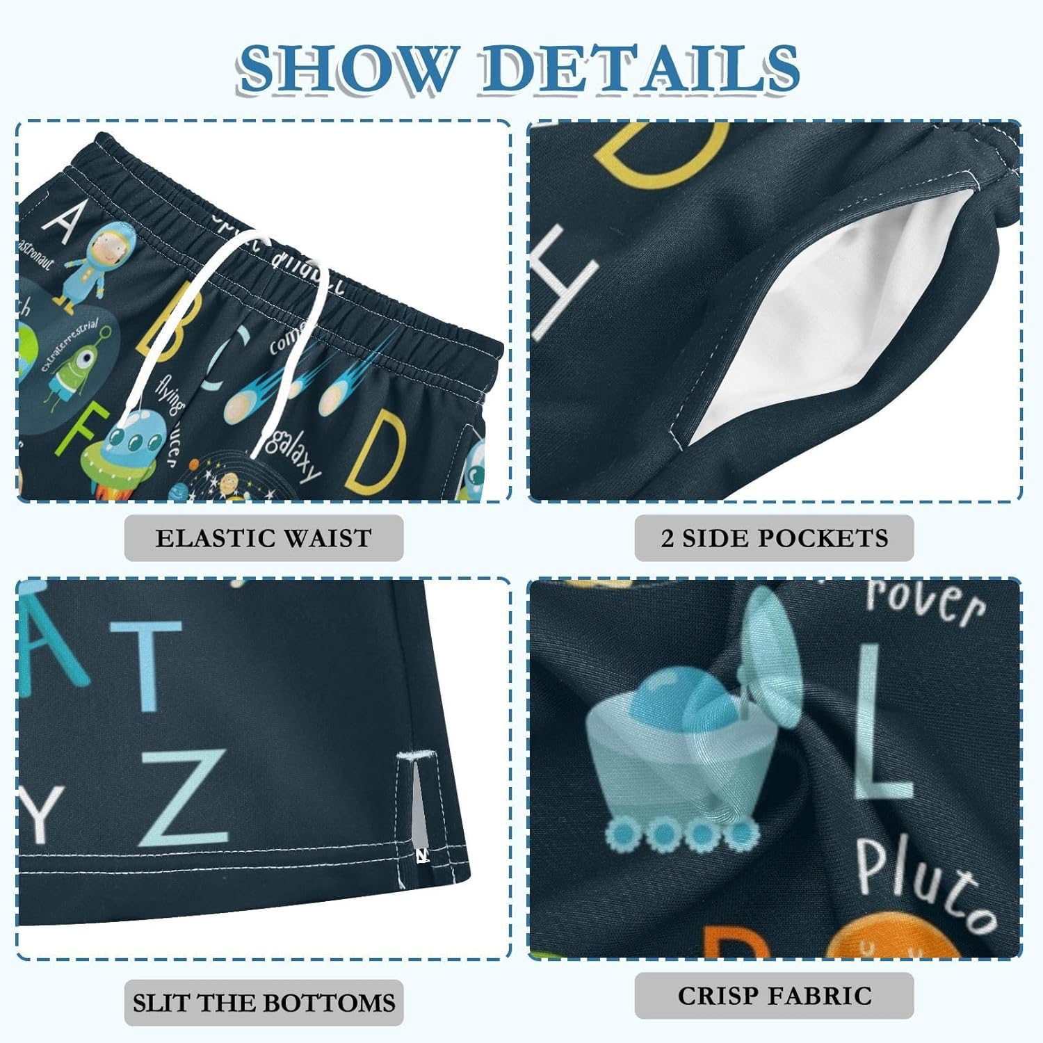 Aflyko Boys Casual Shorts Summer Daily Outfit Fits Kids Teens