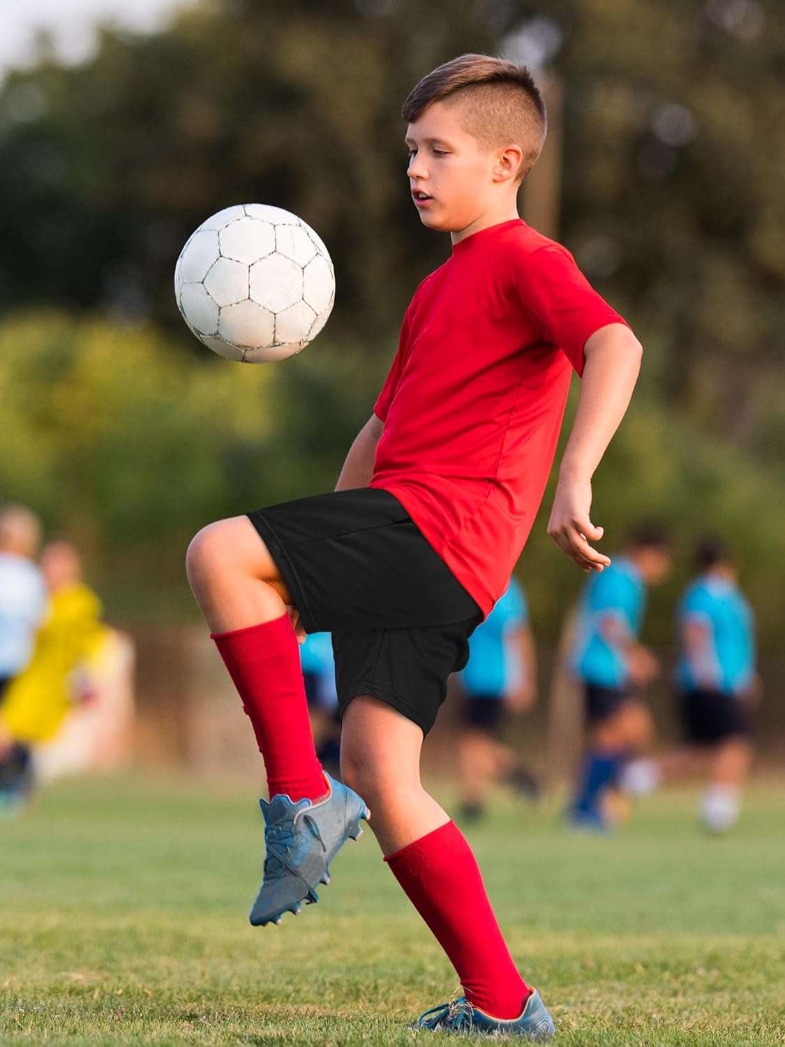 Quick Dry Beardens Kids Boys Basketball Shorts with Pockets