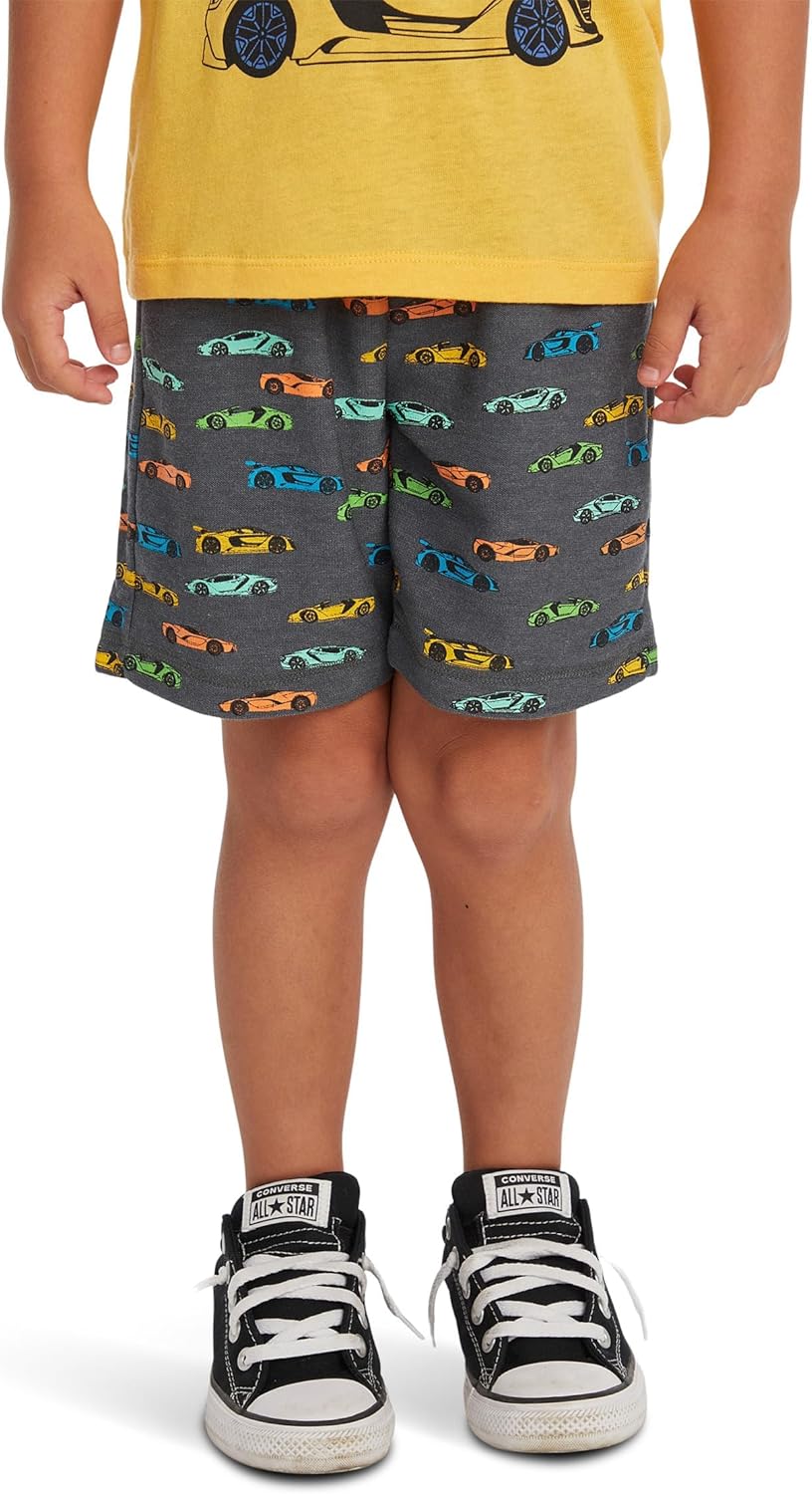 CHASER Boys All Over Race Car Shorts ToddlerLittle Kids - Fast furious