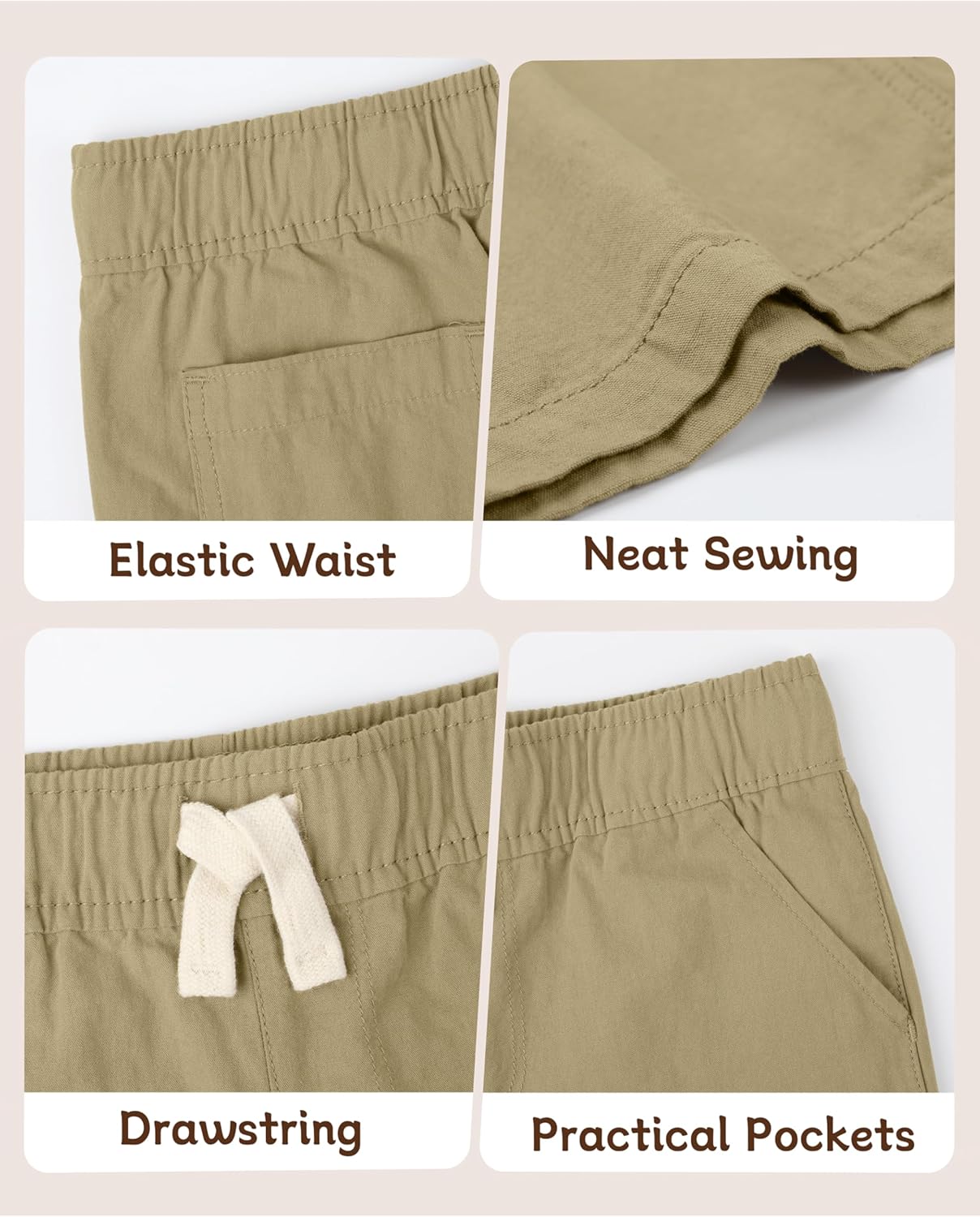 OHD Boys 3-Pack Jogger Shorts