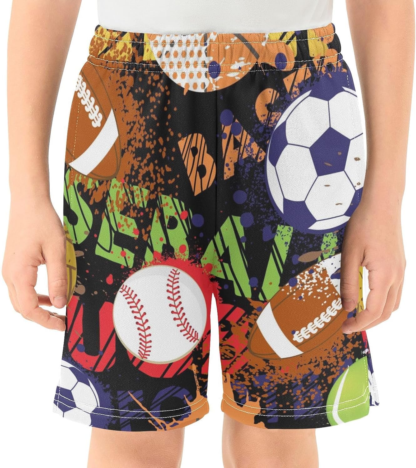 Aflyko Boys Casual Shorts Trendy Summer Outfit with Pockets