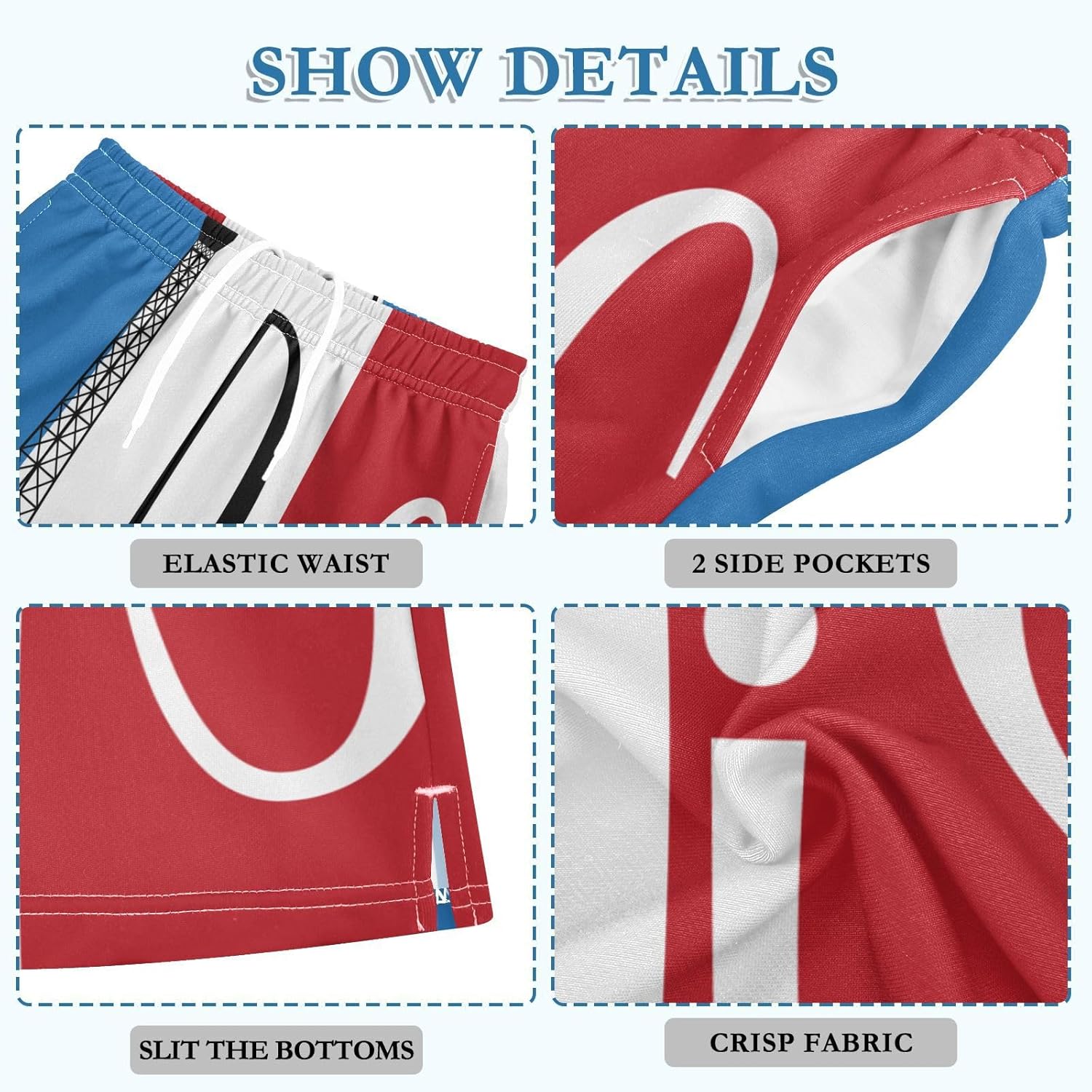 Aflyko Boys Casual Shorts Summer Daily Outfit with Pockets Clothing Shoes Jewelry