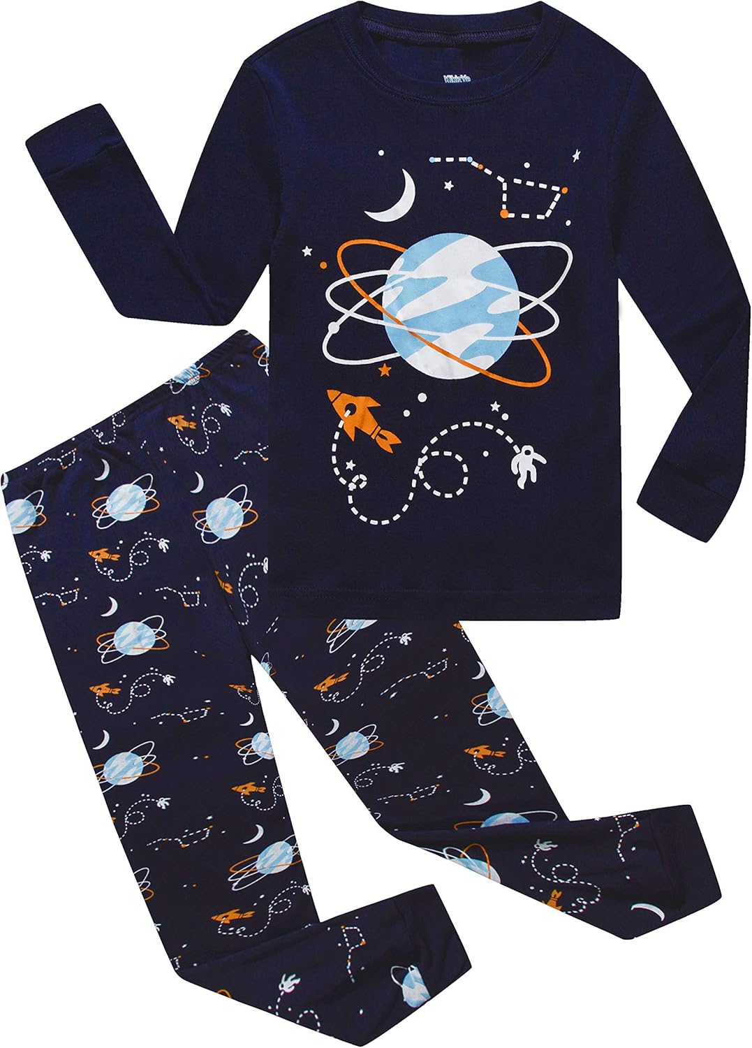 KikizYe Little Big Pajama Set Snug Cozy 100 Cotton Sleepwear for Kids