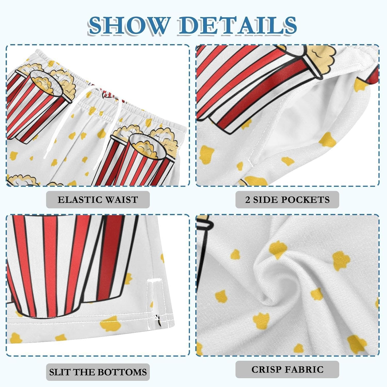 Aflyko Boys Casual Shorts Summer Daily Outfit with Pockets 1