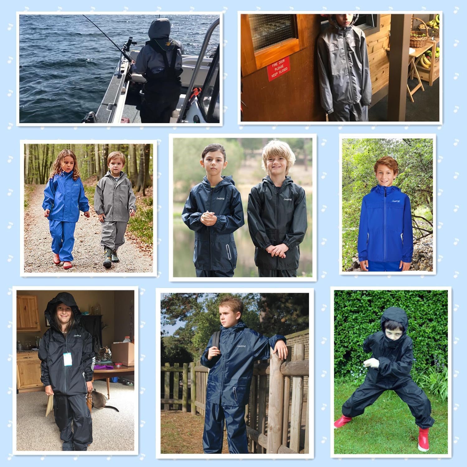 Swisswell Kids rain gear boys girls