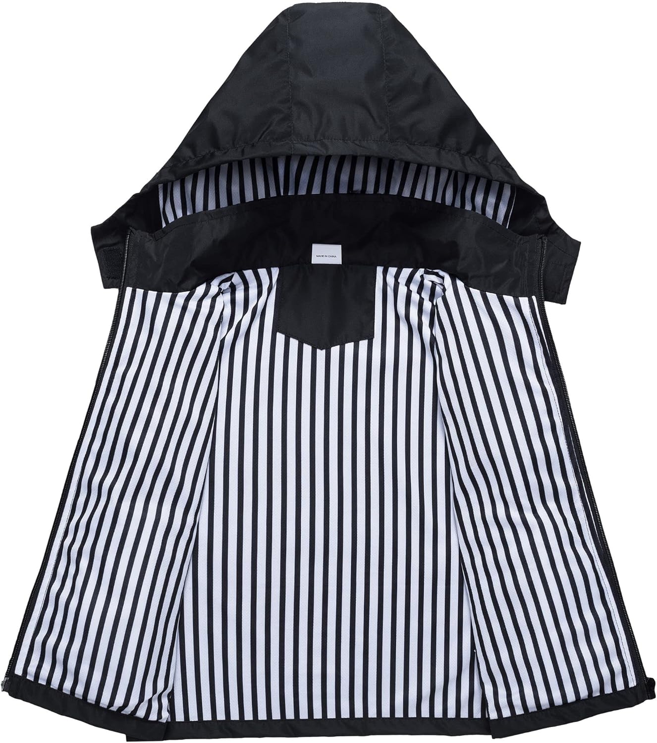 Waterproof Hooded Rain Jacket for Kids Dinosaur Design