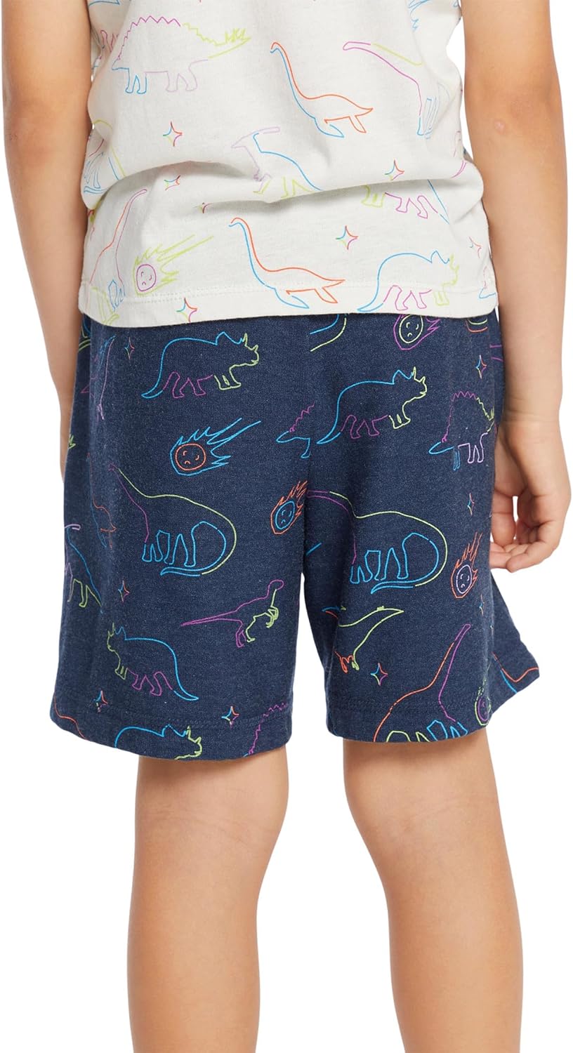 CHASER Boys Neon Dino Shorts