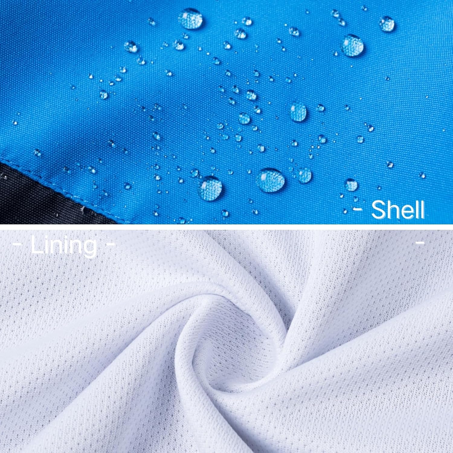 paneled waterproof jacket