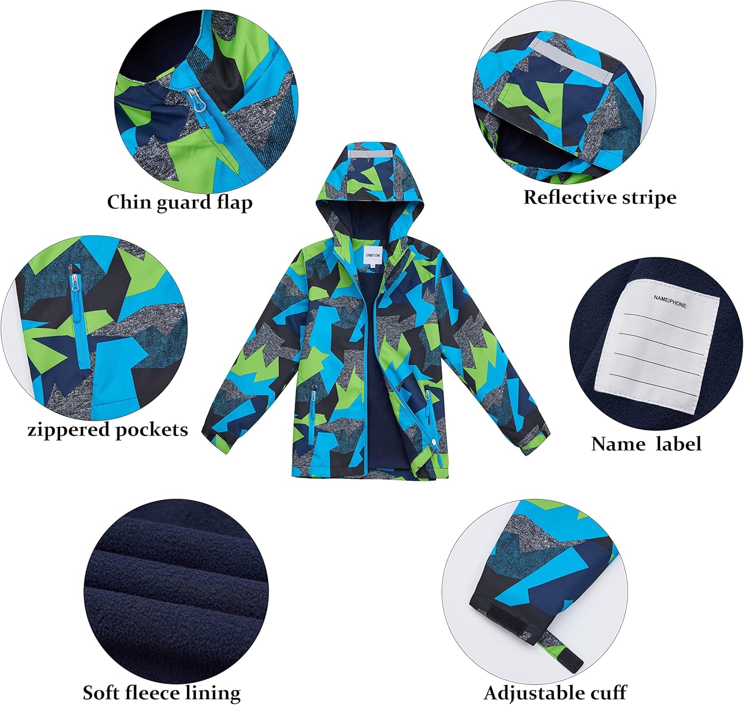Perfect Boys Lightweight Rain Jacket