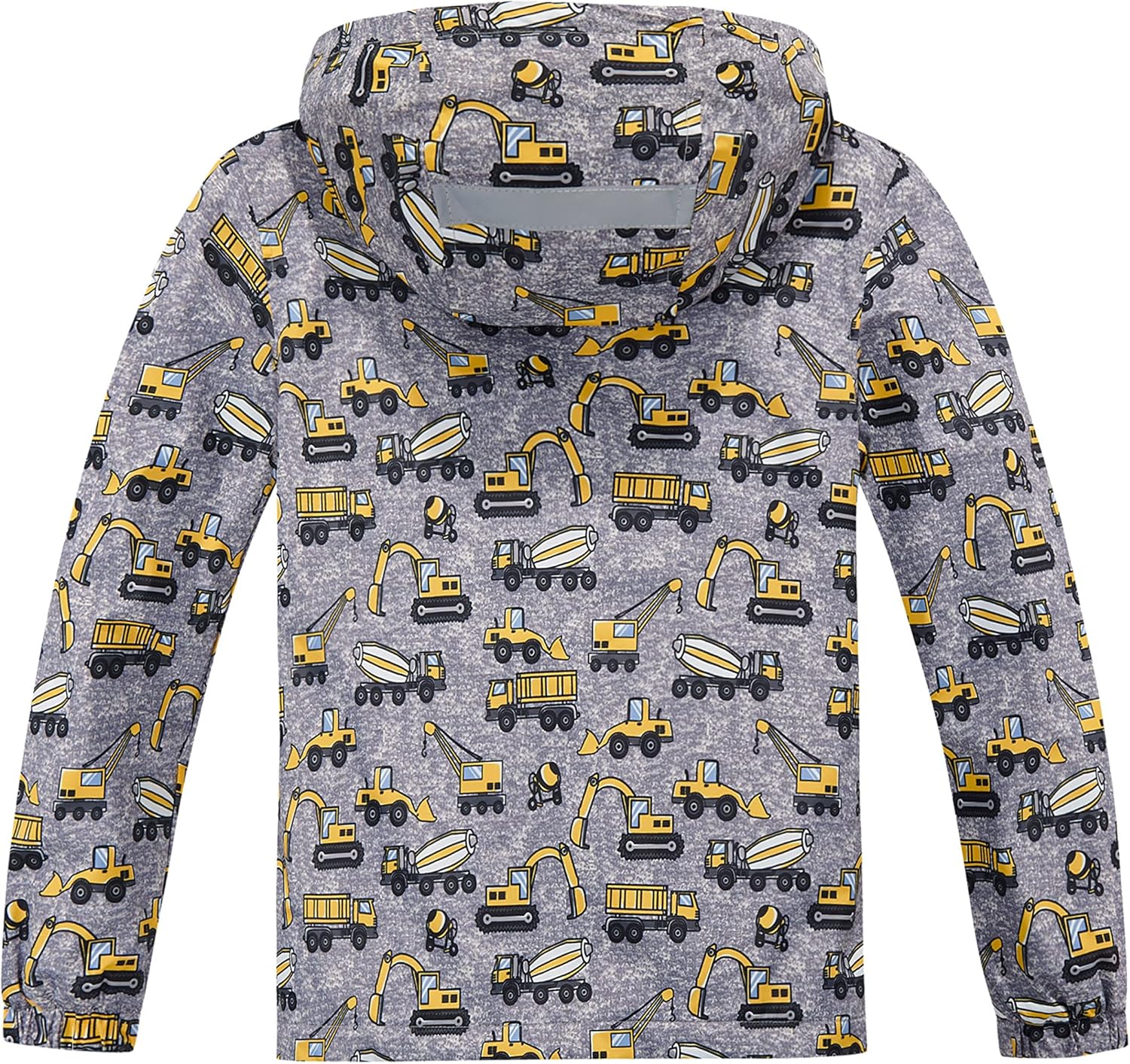 Boys Lightweight Waterproof Hooded Fleece Raincoat