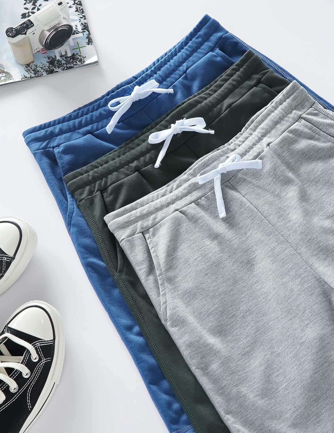 Liberty Pro Boys Pull-On Jogger Shorts 3-Pack