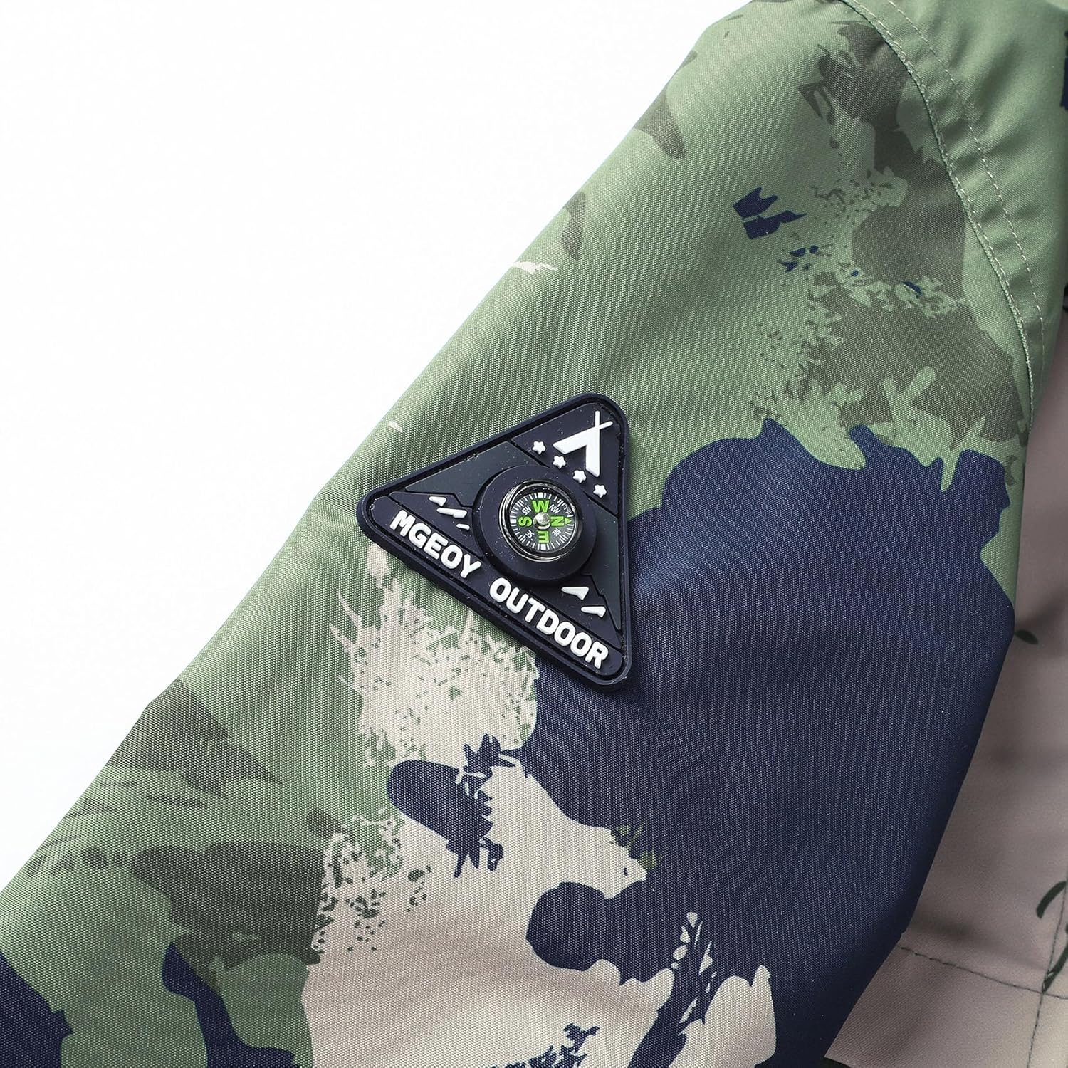 MGEOY Boys Girls Rain Jacket - Waterproof Windproof Fuzzy-Lined