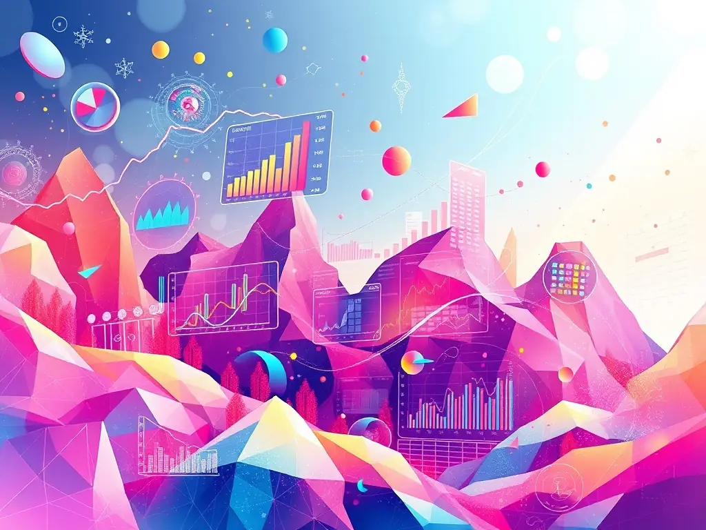 A visual representation of data flowing through interconnected nodes, symbolizing data analytics and insights for business optimization.